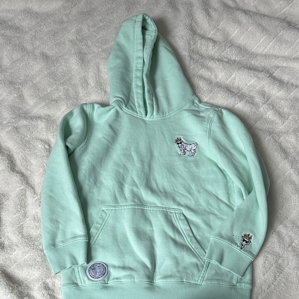 GOAT USA Mint Green Hoodie YXL